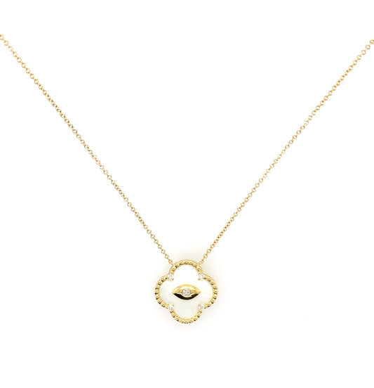 Gold Mother of Pearl Necklace