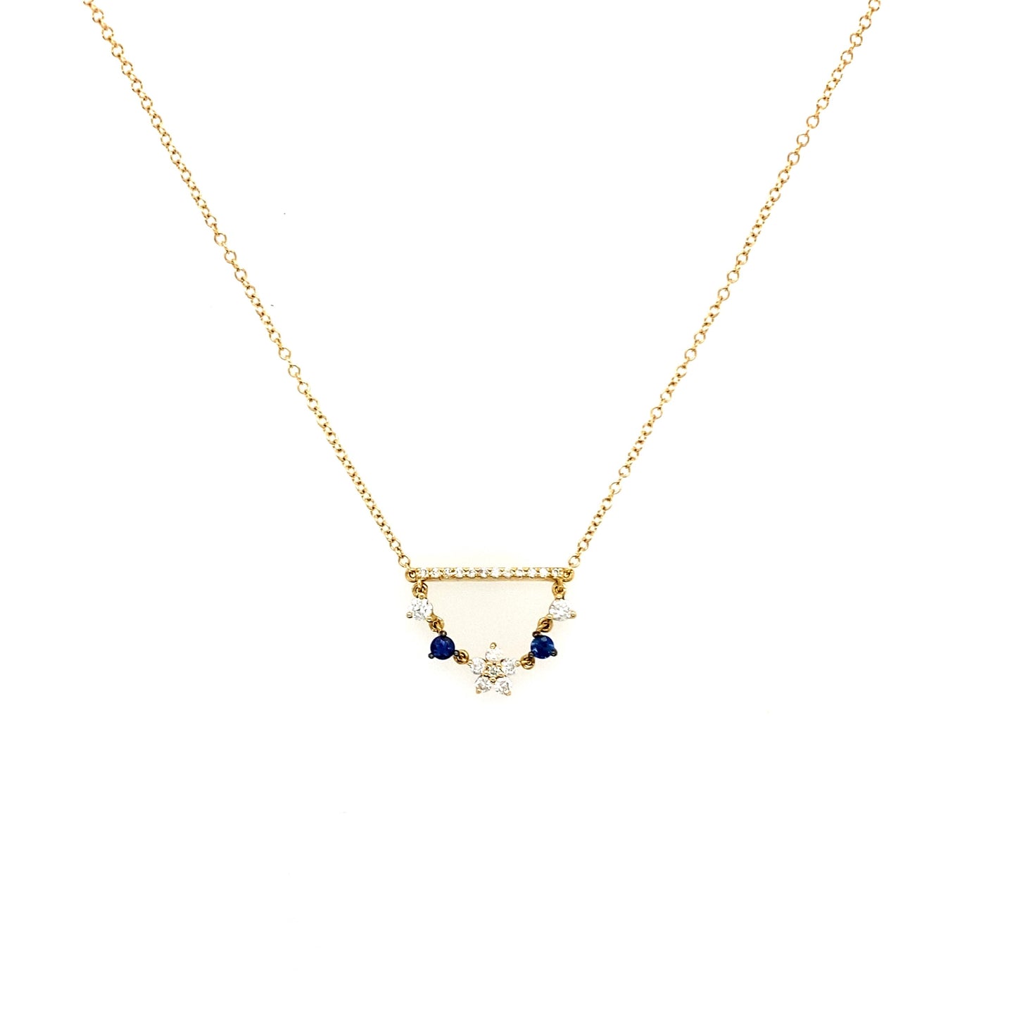 Star with blue Necklace